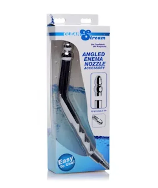 Angled Enema Nozzle - Grey - 9 Inch — image 8 of 12