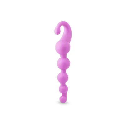 Bubble Gum Anal Beads Pink 6 5 Inch