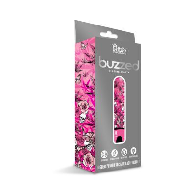 Prints Charming Buzzed Rechargeable Bullet Blazing Beauty Pink