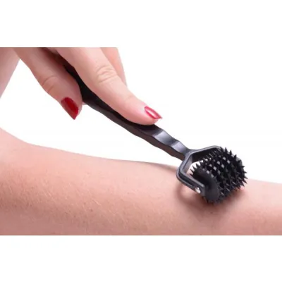 Spiked 5 Row Pinwheel Black