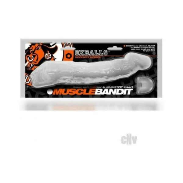 :  Oxballs Muscle Bandit Slimmest Muscle Cocksheath White