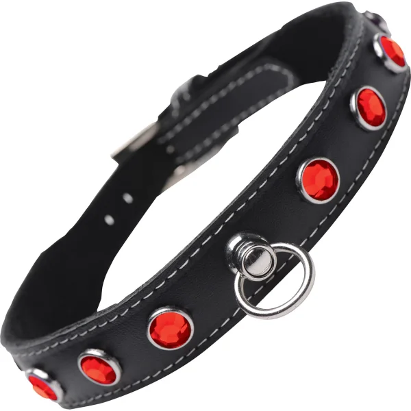 Master Series Fierce Vixen Leather Choker