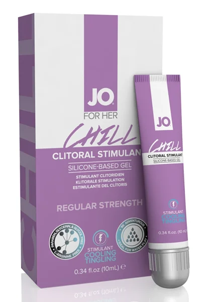 JO Chill Regular Strength Silicone Clitoral Stimulant Gel .34 oz