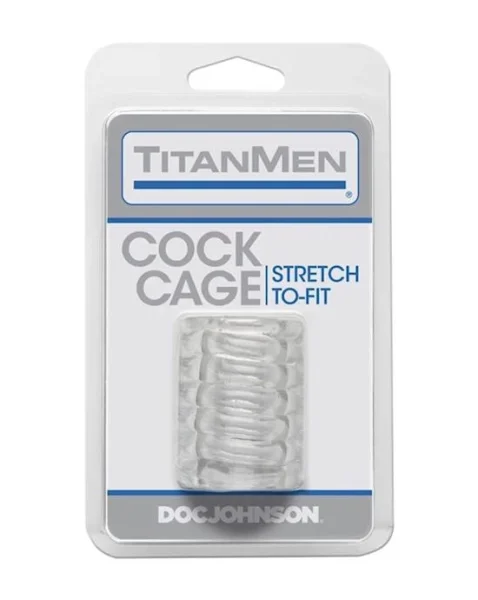 TitanMen cock cage clear