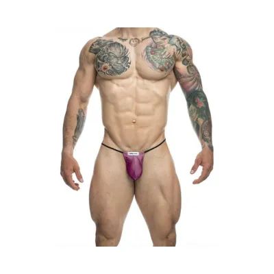 Women s Lingerie Malebasics Justin Simon Classic G string Bulge Wine S m