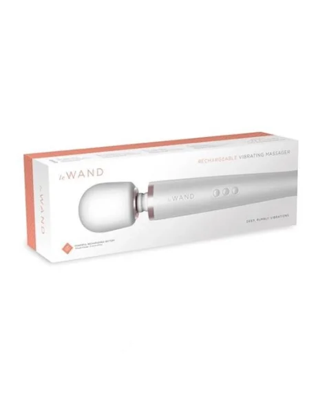 Le Wand Rechargeable Massager - White - 8 Inch
