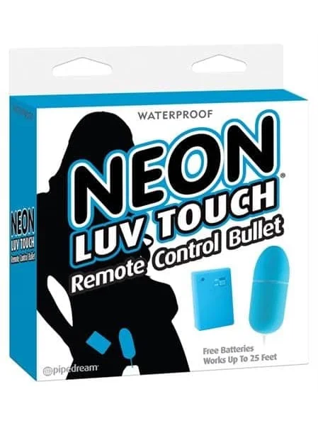 Neon Luv Touch Remote Control Bullet - Blue