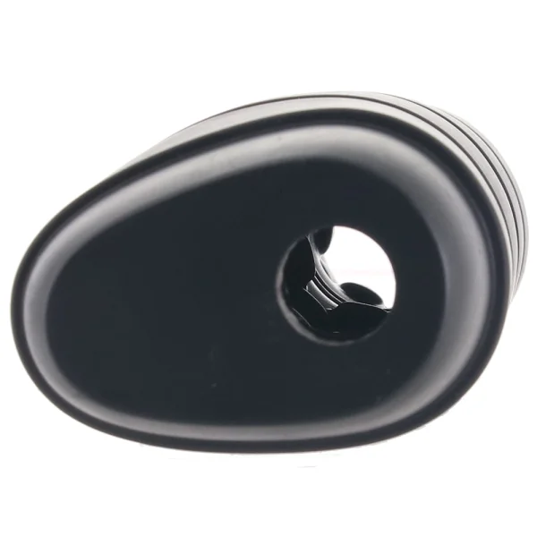 M Elite Platinum Strok Vibrating Rechargeable Silicone Double Ended Penis Masturbator By Blush - Black