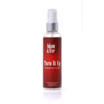 Adam and Eve Turn It Up Warming Lubricant 4 Oz