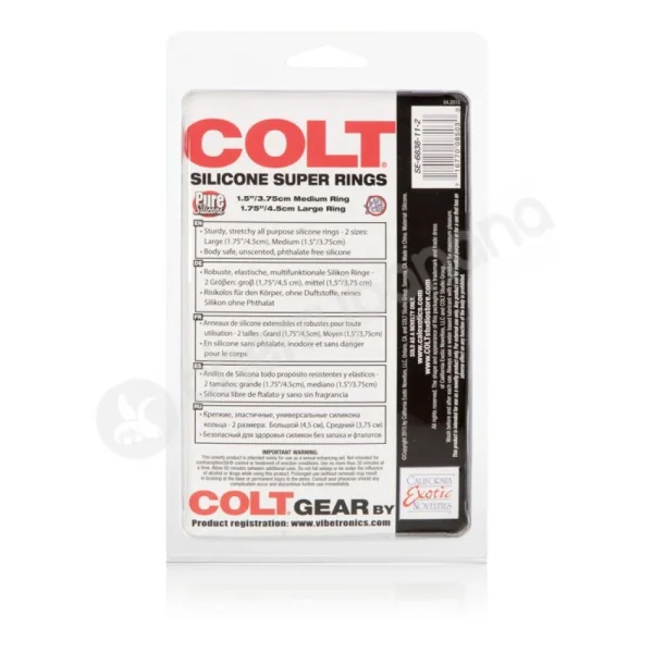 Colt Red Silicone Super Rings