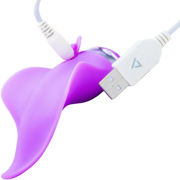 MIMIC 8-Function Flexible Rechargeable Silicone Vibrator - Lilac
