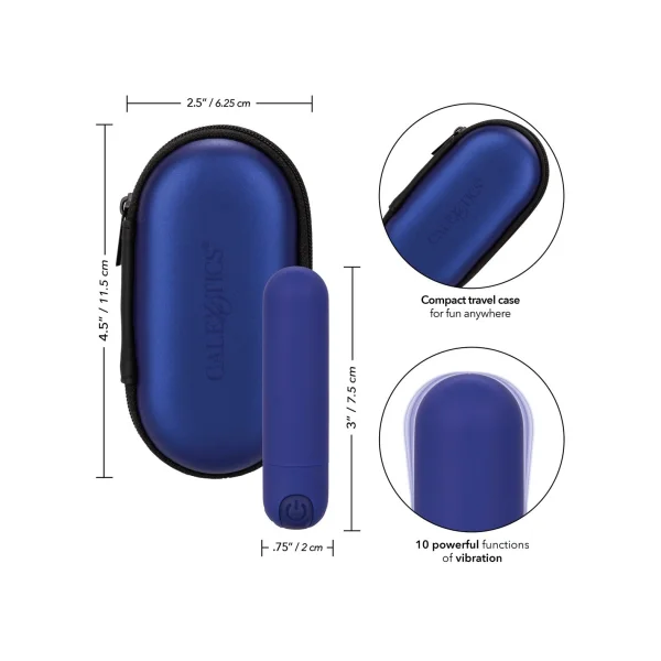 Rechargeable Hideaway Bullet  - Blue