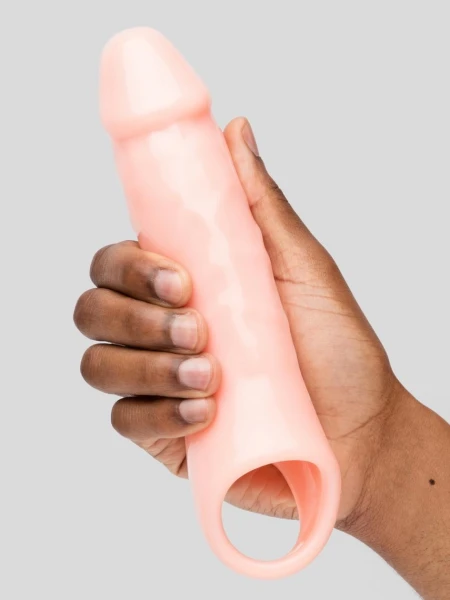 Lovehoney Mega Mighty Penis Extender with Ball Loop Flesh Pink