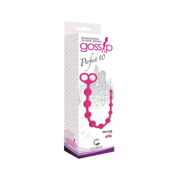 Perfect 10 Silicone Anal Beads