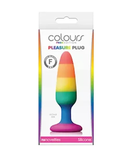 Colours Pride Edition Pleasure Plug  - Rainbow -  Small — image 5 of 5