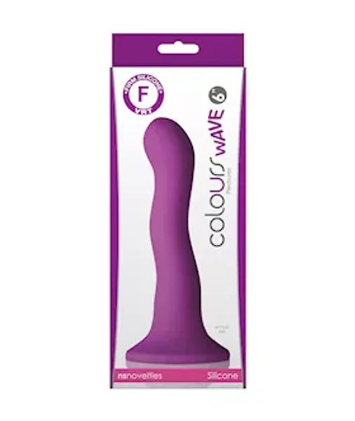 Colours Wave Dildo - 6 Inch - Purple - 6 Inch — image 5 of 5