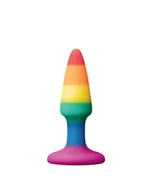 Colours Pride Edition Pleasure Plug  - Rainbow -  Mini — image 4 of 5