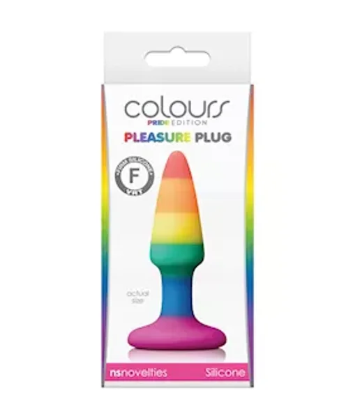 Colours Pride Edition Pleasure Plug  - Rainbow -  Mini — image 5 of 5