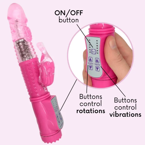 FREE ROTATING Rabbit Vibrator - Add To Your Cart!