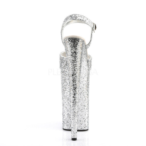 10 inches Heel, 6 1/4 inches PF Glitter Ankle Strap Sandal — image 4 of 4