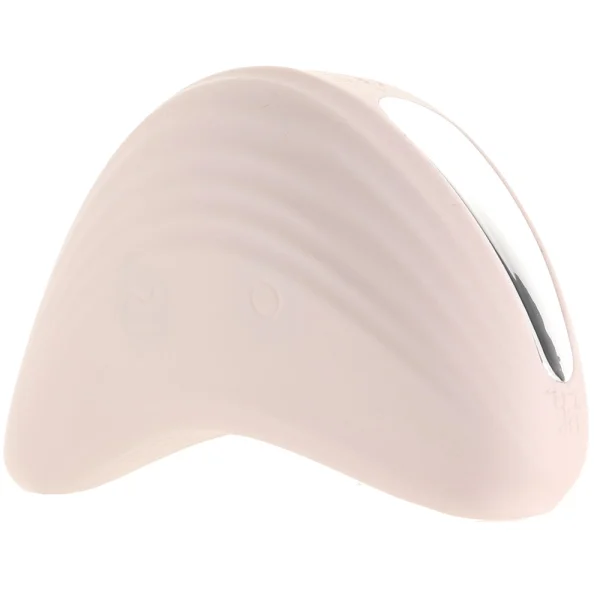 Playboy Pleasure Palm Rechargeable Silicone Tapping Clitoral Vibrator - Pink