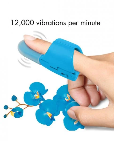 Fuzu Fingertip Massager Neon Blue