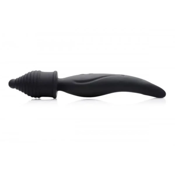 Dual Diva 2 In 1 Silicone Massager Black