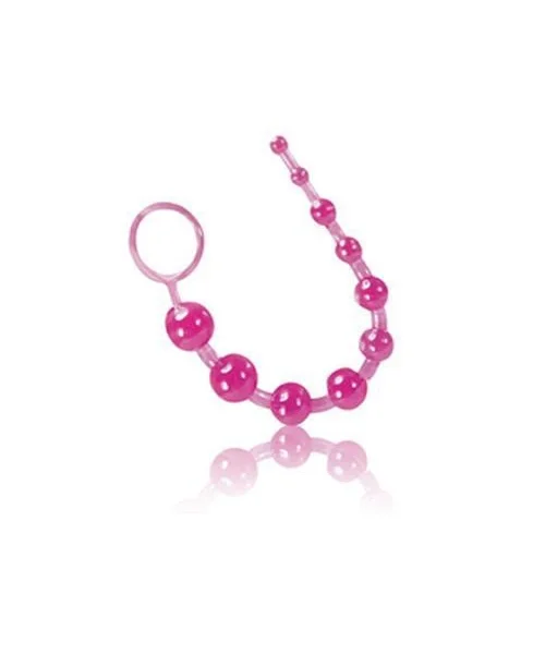 Sassy 10 Anal Beads - Pink