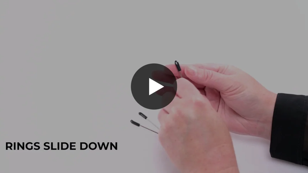 Ruby Black Nipple Clips