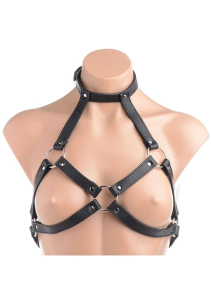 Leather Harness Bra — image 4 of 6