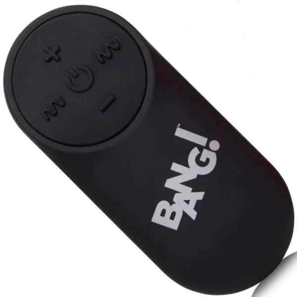 Bang! Vibrating Swirl Butt Plug With Wireless Remote