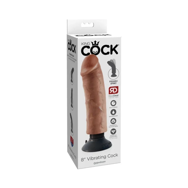 King Cock 8in Vibrating Cock — image 6 of 23