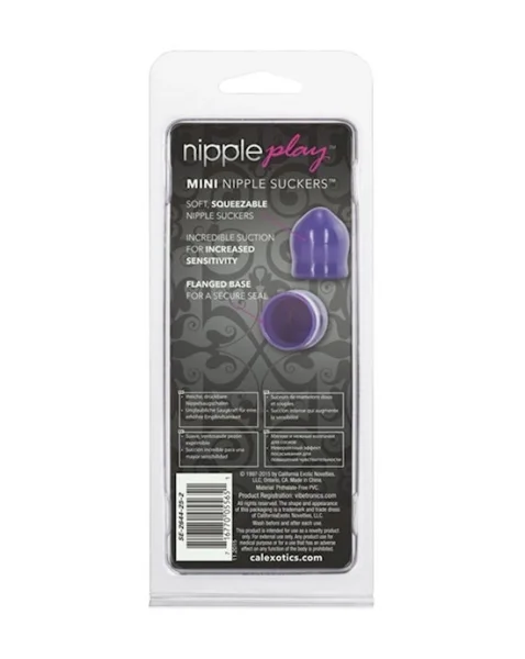 Nipple Play Mini Nipple Suckers - Purple