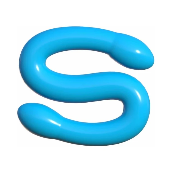 Classix Double Whammy Blue Dual Dildo — image 8 of 12