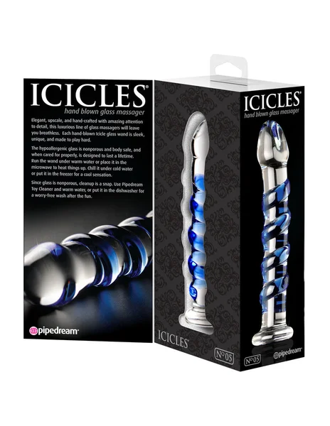 Icicles No. 05 Glass Dildo 7 Inch — image 7 of 10