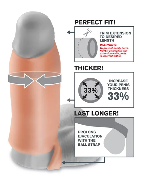 Real Feel Enhancer XL Hollow Strap-on — image 7 of 10