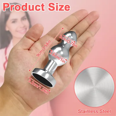Stainless Steel Ripple Anal Vibrator
