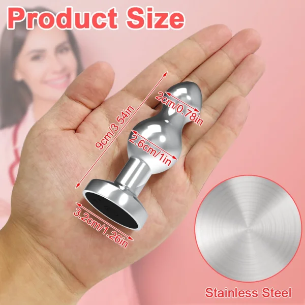 Stainless Steel Ripple Anal Vibrator — image 5 of 5