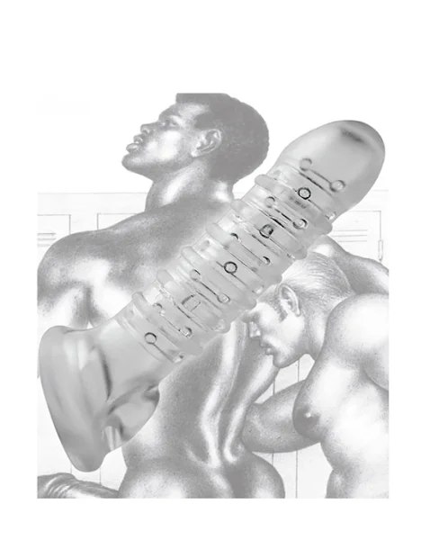Tom Of Finland Textured Girth Enhancer Clear
