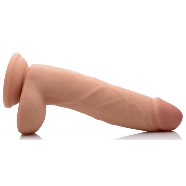 USA Cocks 9 Inches Ultra Real Dual Layer Beige Dildo