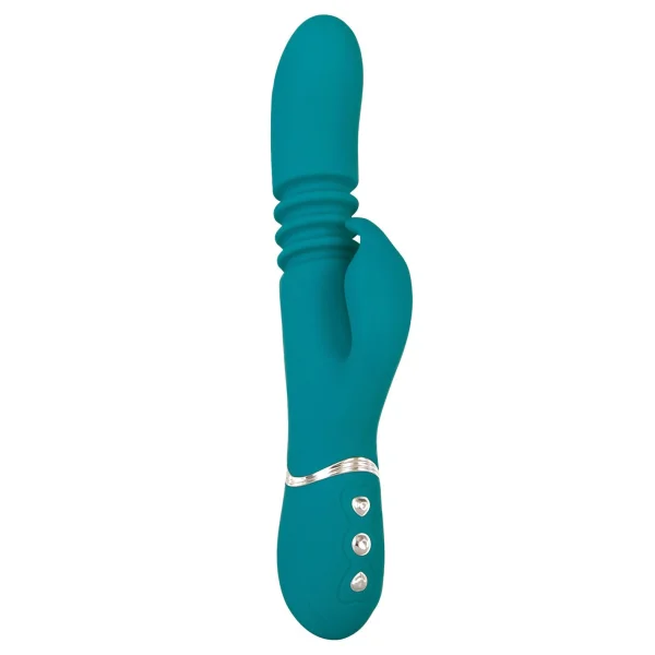 Adam & Eve Eve's Rechargeable Thrusting Rabbit - Green — image 16 of 25