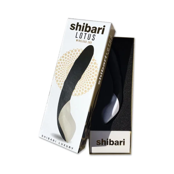 Shibari Luxury Lotus Silicone Vibe 10 Function Usb Rechargeable Waterproof Black — image 3 of 12