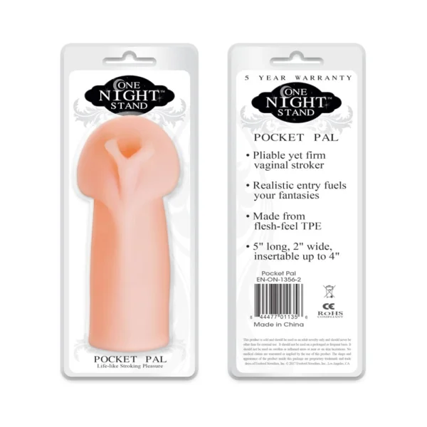 One Night Stand Pocket Pal Lifelike Stroker Beige — image 6 of 6