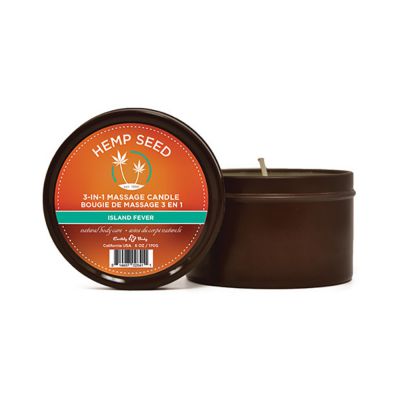 Earthly Body Hemp Seed 3 in 1 Candle 6oz Island Fever
