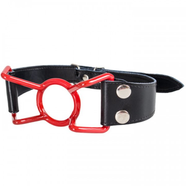 Bondara Luxe Red PVC Coated Spider Mouth Gag