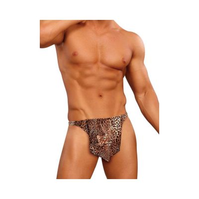 Male Power Animal Tarzan Brown Leopard O S