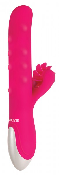 Spun 9'' Beaded Rabbit Vibrator