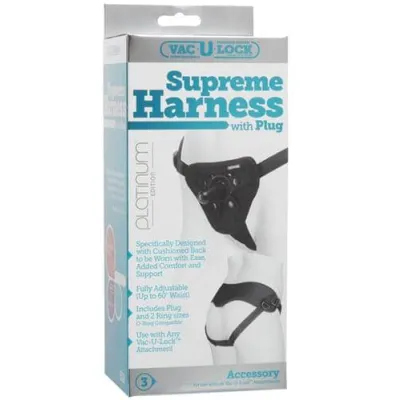 Vac U Lock Platinum Edition Supreme Harness Black
