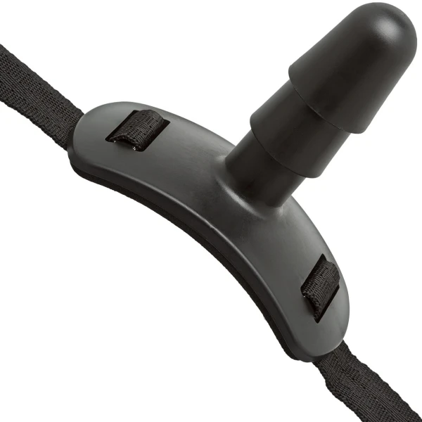 Vac-U-Lock™ Black Universal Strap-On Plug