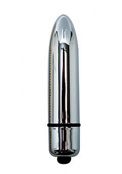 Celebrity Series Farrah 3 speed Vibr. Bullet - Silver Mini Vibrator